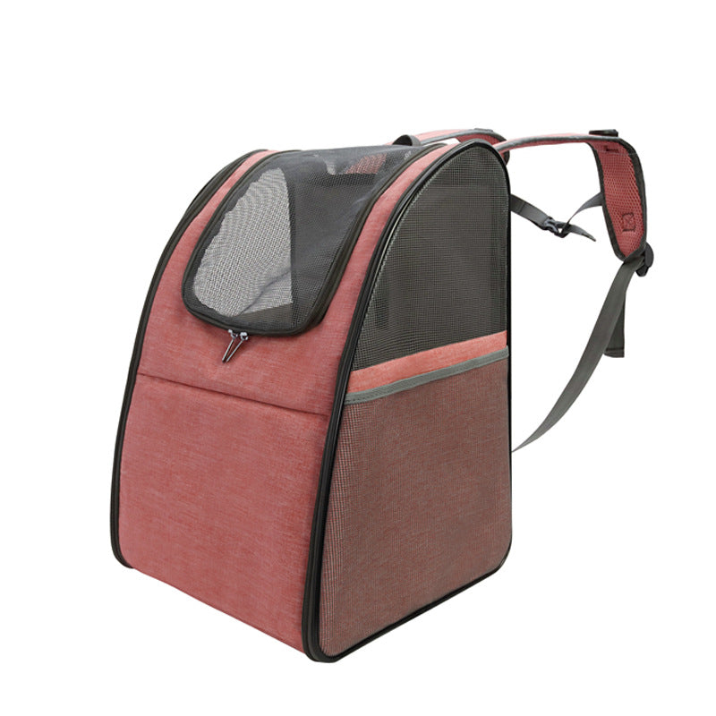 Luxury Space Capsule Pet Carrier Bag – Breathable Mesh Foldable Travel Bag for Cats & Dogs