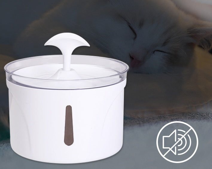 Luxury Smart Pet Water Fountain — 2.5L Circulating Filter, Ultra-Quiet, Food-Grade ABS