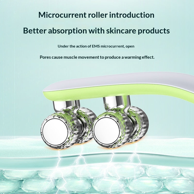 Luxury V-Face Roller Lifting Device — EMS Facial Slimming, Firming & Contouring Beauty Tool