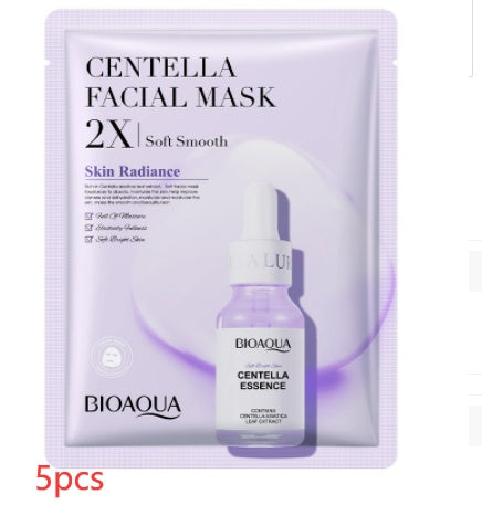 Luxury Korean Face Sheet Mask Bundle — Collagen, Centella, Hyaluronic Acid & Vitamin C Skin Glow Set