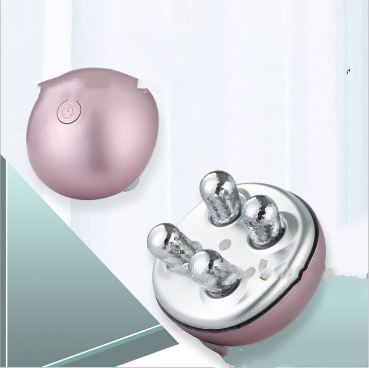 Luxury EMS Micro-Current Facial Massage Ball — Electric Roller Massager for Face Lifting, Contouring & Skin Rejuvenation