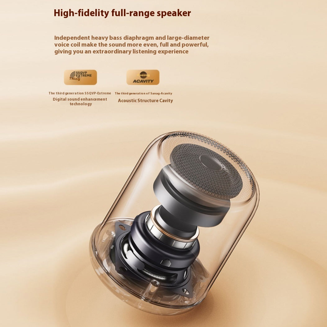 VibeDesk™ Aesthetic Mini Bluetooth Speaker — Portable Wireless Sound in 4 Colors