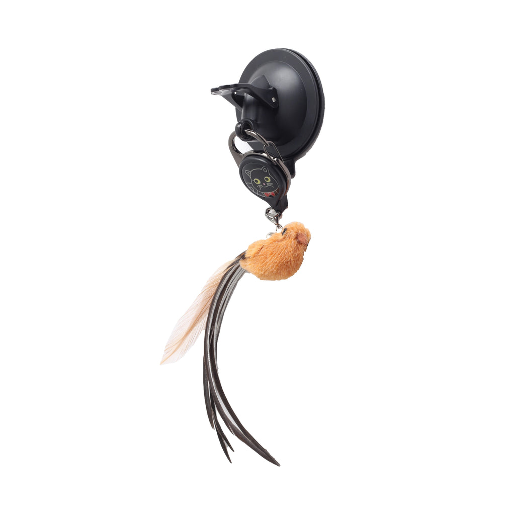 PawBird Auto-Lifting Feather Cat Toy – Automatic Rising Bird Teaser Interactive Puzzle Toy for Cats