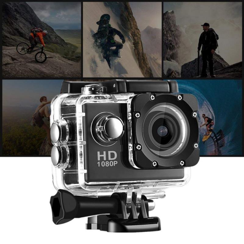 Luxury 1080P Waterproof Action Sports Camera — 140° Wide-Angle, 30M Waterproof, 8 Colors