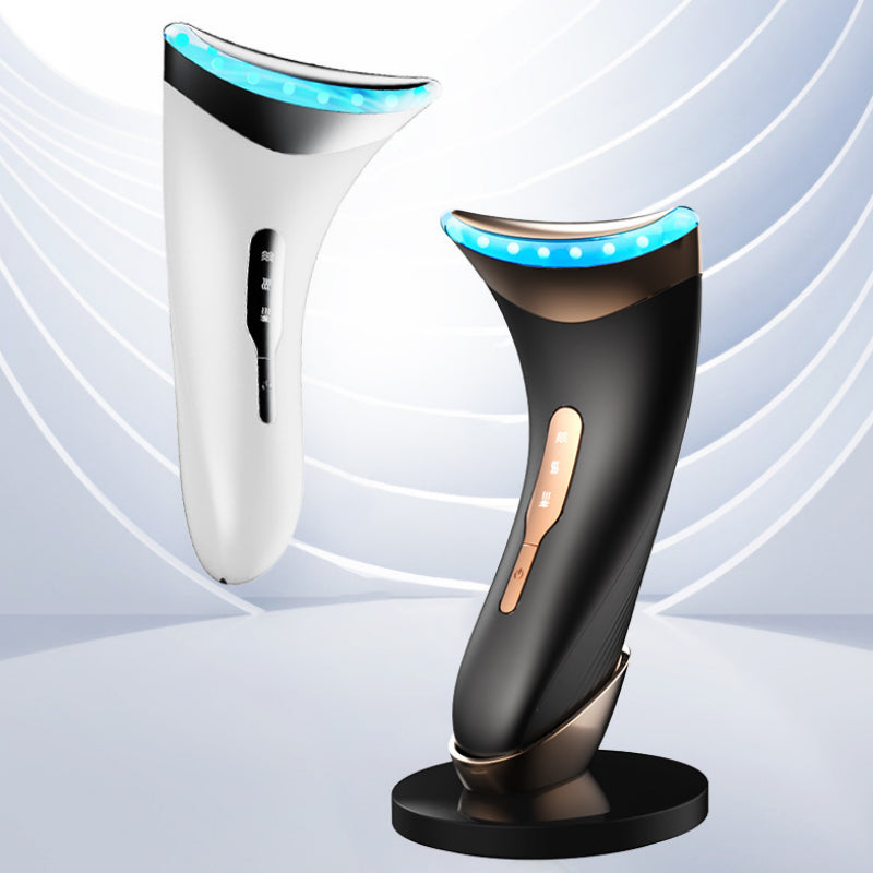 Luxury EMS Tri-Color LED Neck Beauty Device — Lift, Firm & Rejuvenate Neck Skin