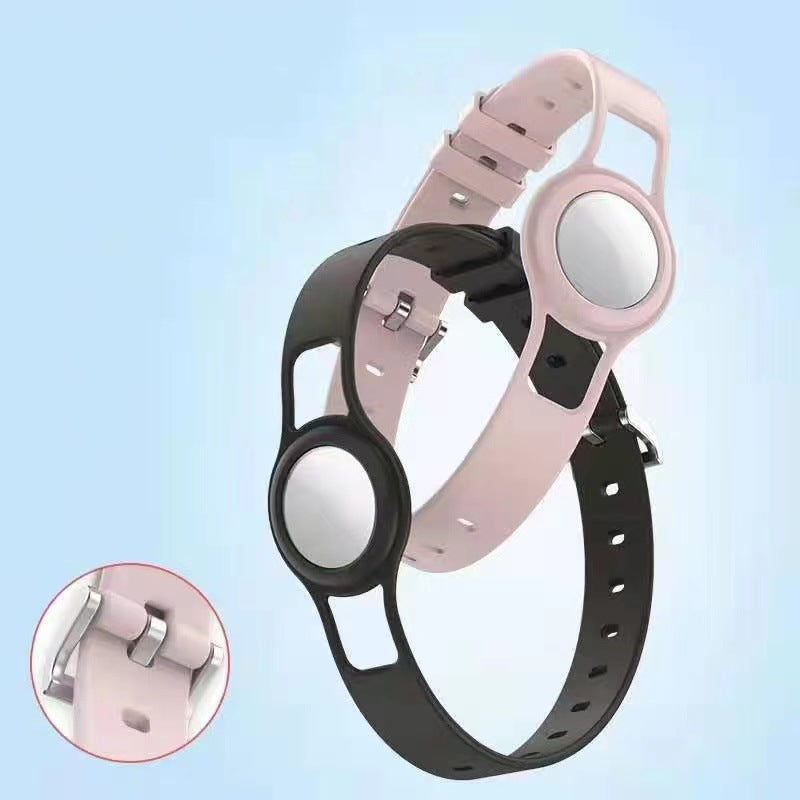 Luxury AirTag Pet Collar Holder — Universal Anti-Lost Silicone Tracker Cover for Cats & Dogs
