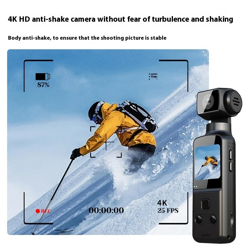 4K Anti-Shake Pocket Sports Vlogging Camera — Mini & Lightweight for Creators on the Move