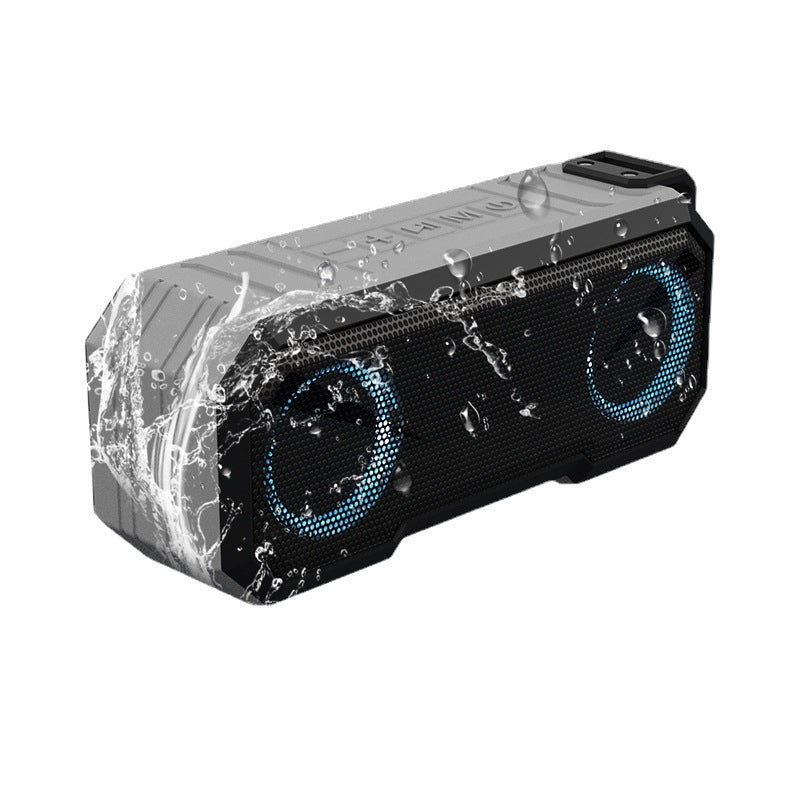 Waterproof Luminous Outdoor Bluetooth Speaker — 16W Dual, LED Light Show & 3000mAh Power Bank