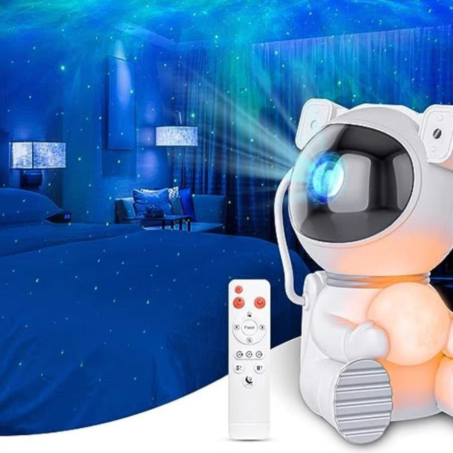 AstroGlow™ Galaxy Projector Night Light — Astronaut Starry Sky & Northern Lights Lamp