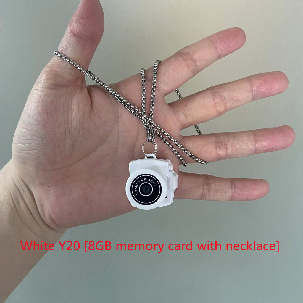NeckShot™ HD Necklace Camera — Wearable Campus Cam in 15+ Styles with Optional Memory Card