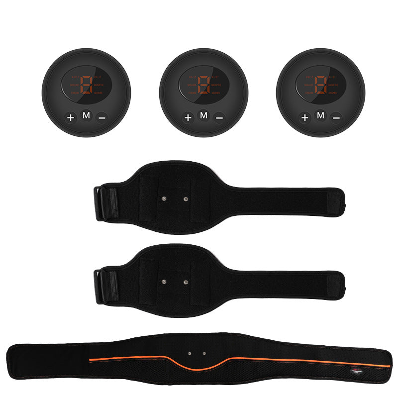 Luxury Smart EMS Abdomen Belt Body Sculptor — Muscle Stimulation, Multi-Zone, USB Rechargeable