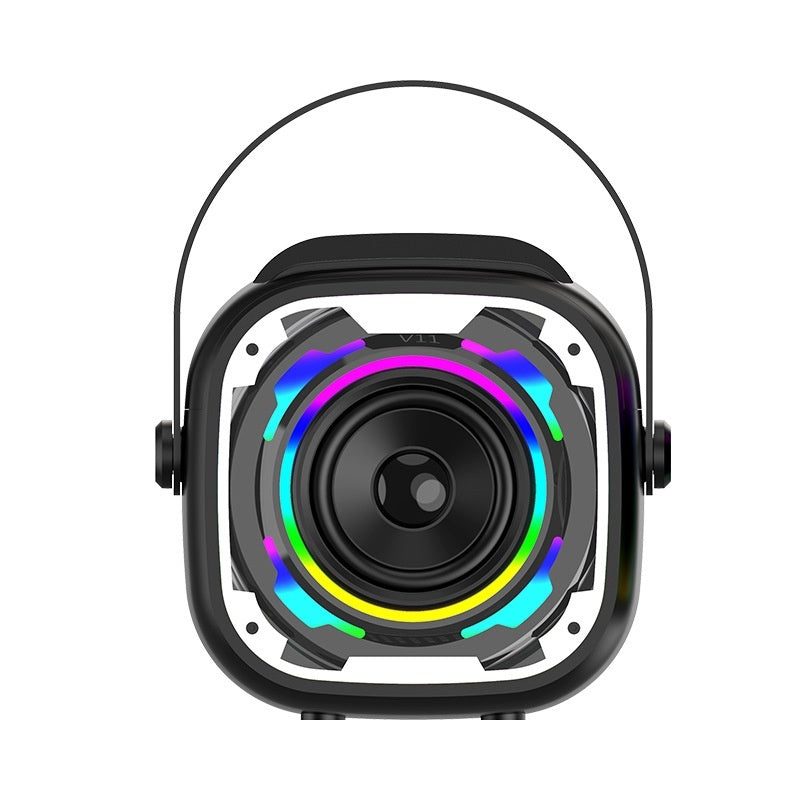 V11 Wireless Karaoke Speaker – Bluetooth & Dual Microphone Party Speaker