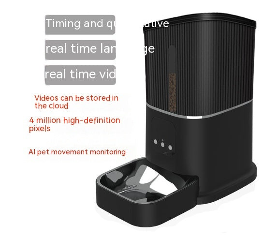 PawFeed AI Smart Camera Feeder – WiFi Pet Feeder with Real-Time Video, Voice & Remote App Control | 3L