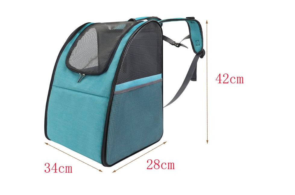 Luxury Space Capsule Pet Carrier Bag – Breathable Mesh Foldable Travel Bag for Cats & Dogs
