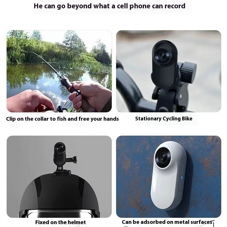 RideShot™ HD Sports Action Camera — Outdoor Riding Cam in Black & White with Optional Memory Card
