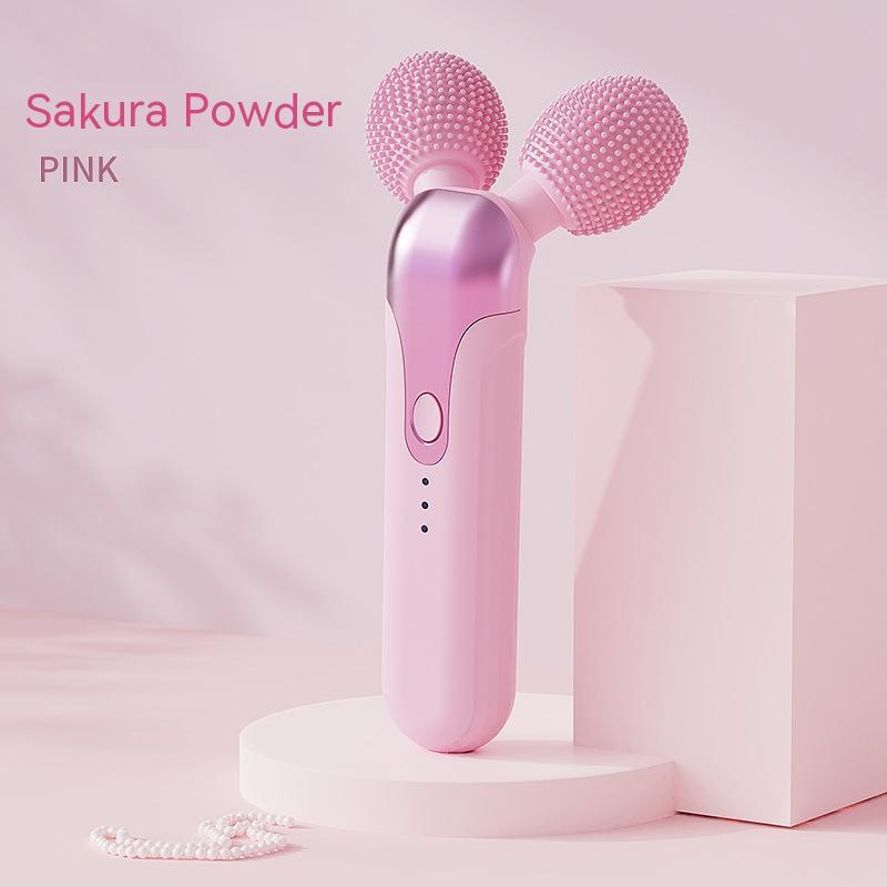 Luxury Facial Cleansing & V-Face Slimming Roller — USB Vibration Beauty Device