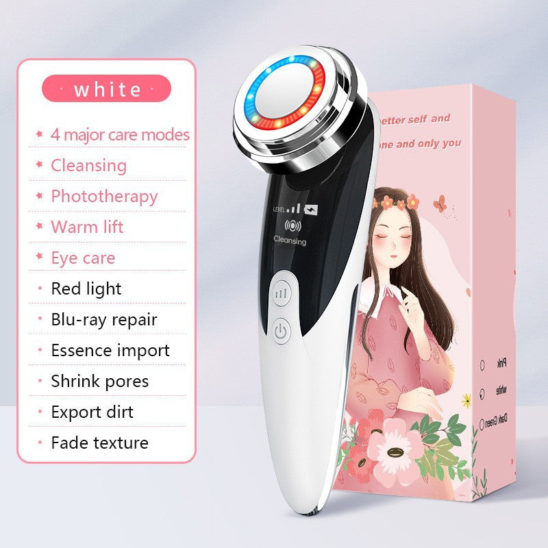 6-in-1 Facial Beauty Massager | Firming, Lifting, Pore Cleansing & Ion Therapy Device
