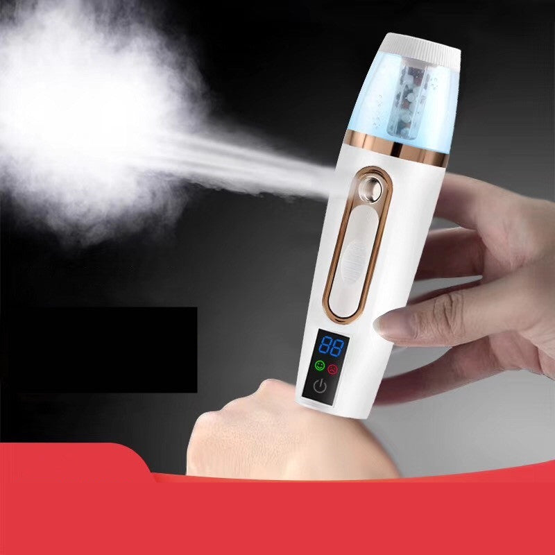 Nano Mist Facial Sprayer | Negative Ion Hydration & Face Steamer