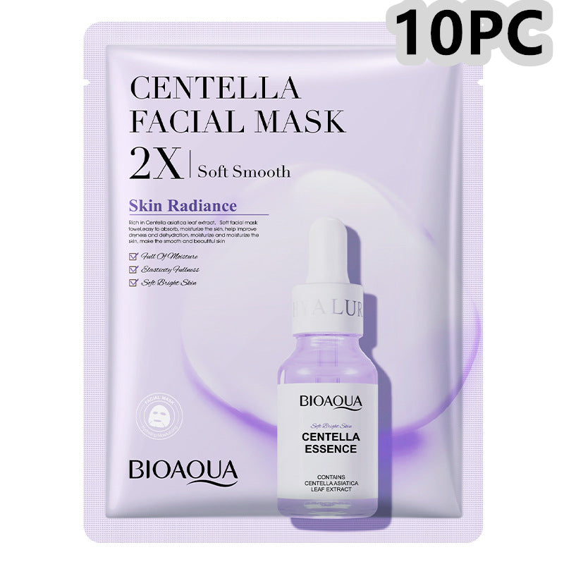 Luxury Korean Face Sheet Mask Bundle — Collagen, Centella, Hyaluronic Acid & Vitamin C Skin Glow Set