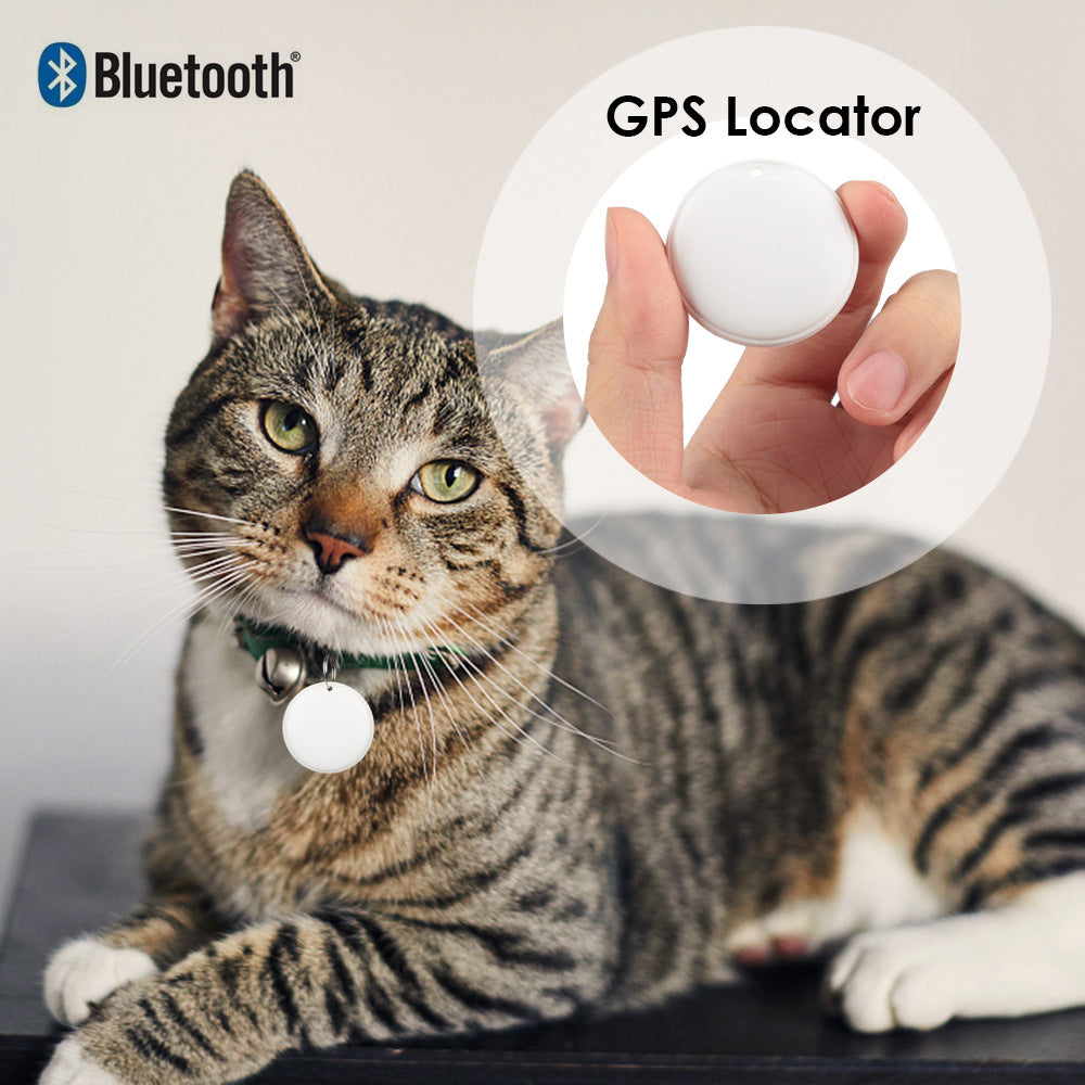 PawTag Smart Bluetooth Tracker – Anti-Loss Locator for Pets, Keys, Bags & Kids | Black & White