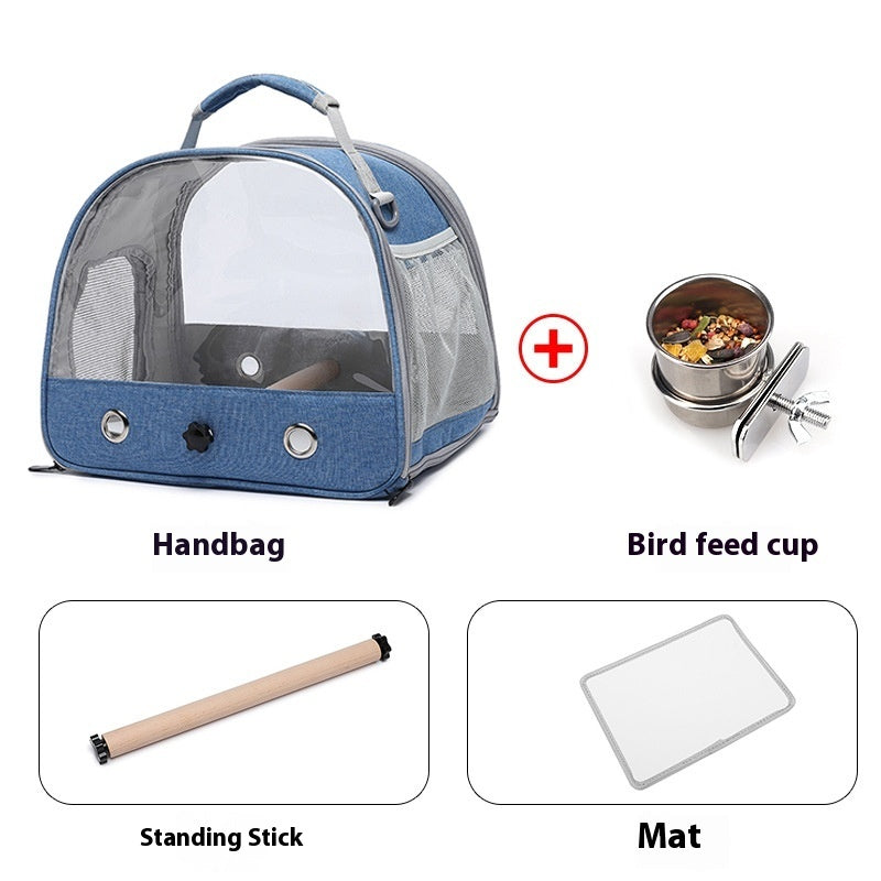 Luxury Portable Foldable Pet Outing Cage – Breathable Travel Carrier for Cats & Dogs