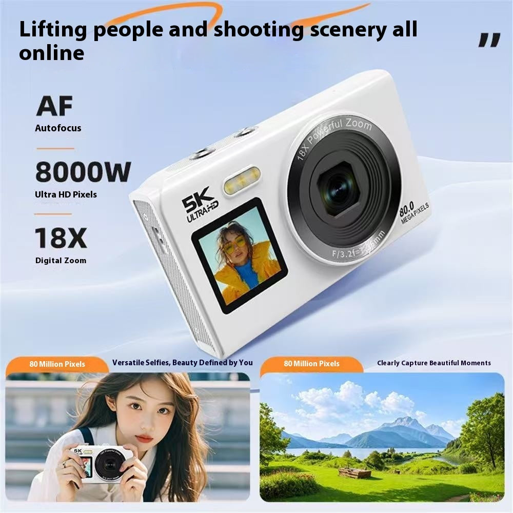 VlogShot™ HD Dual-Screen WiFi Digital Camera — Portable Selfie & Video Camera for Content Creators