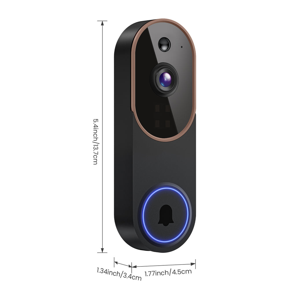 Smart Wireless Doorbell Camera – HD Video Intercom & Night Vision Security
