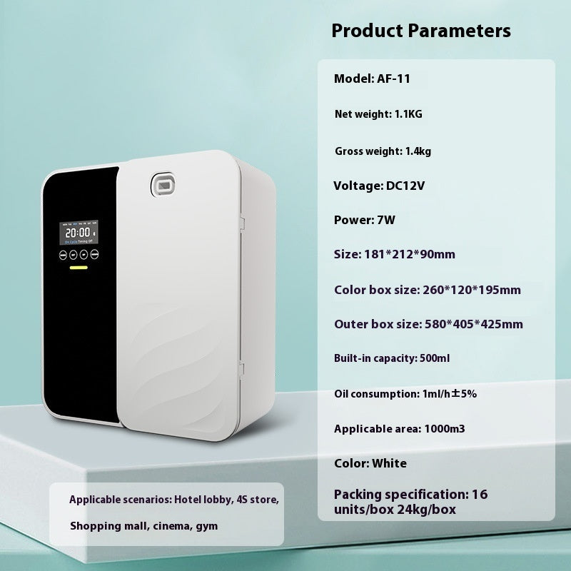 Hotel Lobby Luxury Ultrasonic Aroma Diffuser — Bluetooth Smart Home Scent