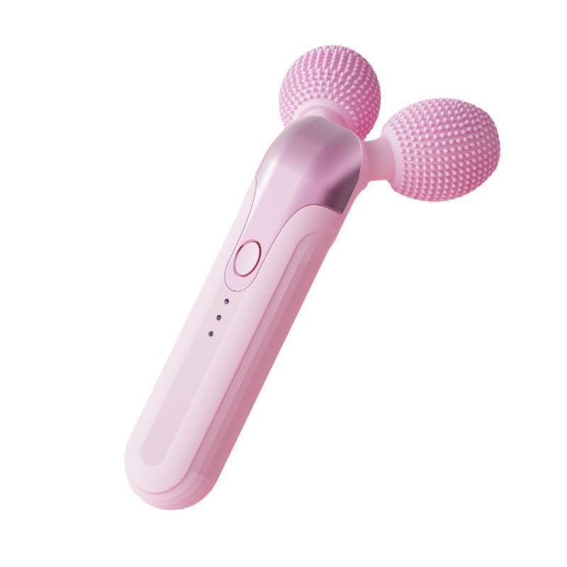 Luxury Facial Cleansing & V-Face Slimming Roller — USB Vibration Beauty Device