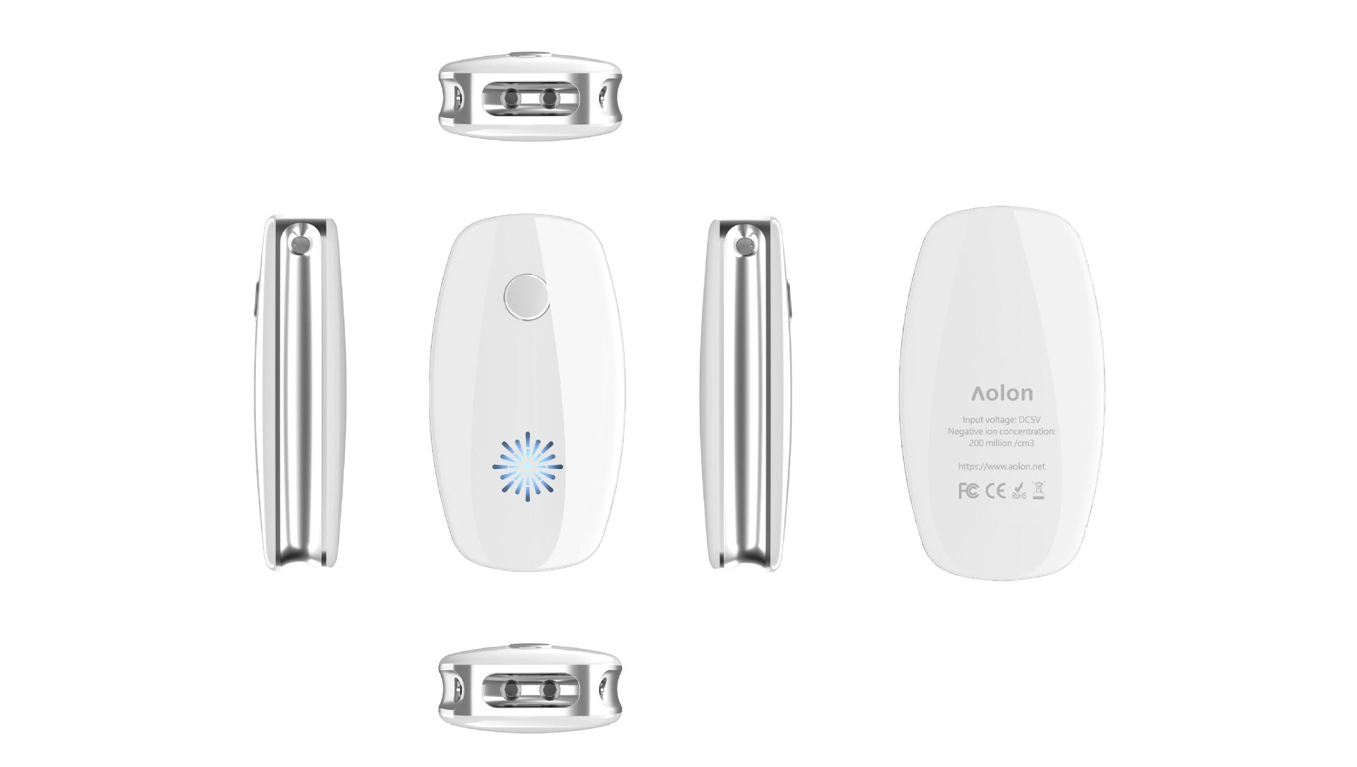 AirWear™ Wearable Negative Ion Neck Air Purifier — Portable Personal Air Purifier for Clean Air Anywhere