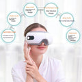 Luxury Smart Eye Massager | Bluetooth Heat Compress Vibration Eye Relief Device