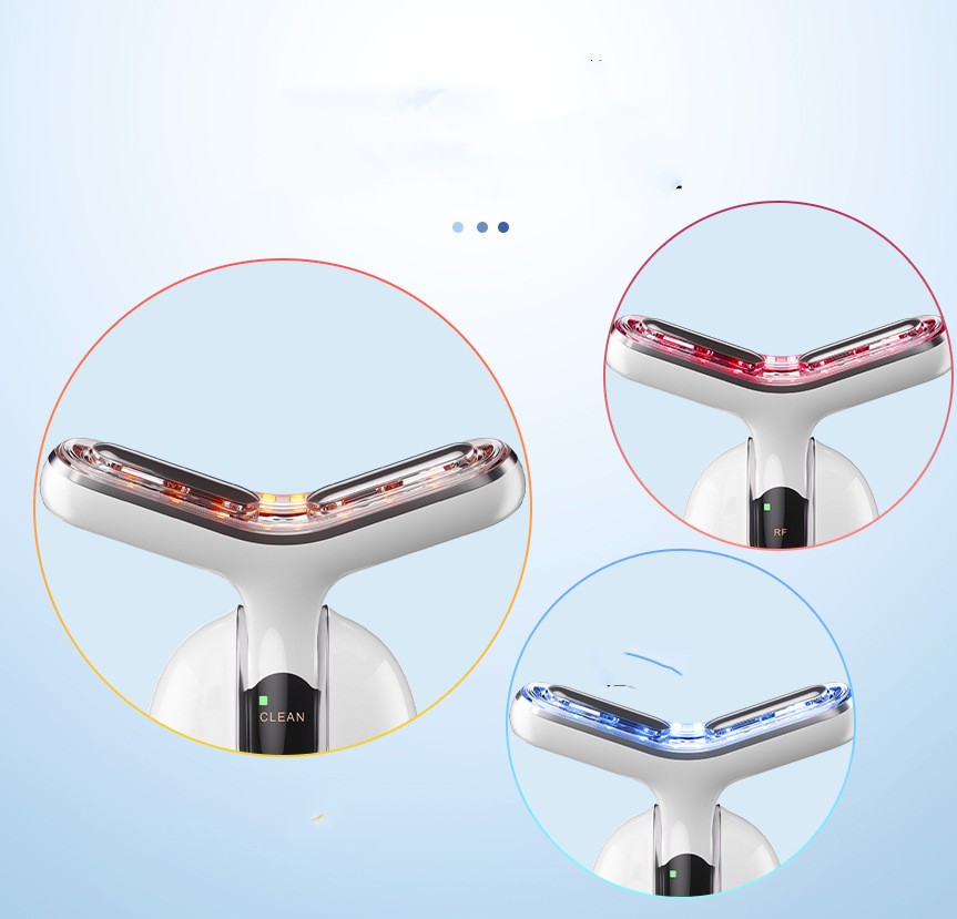 Luxury EMS Vibration Neck Beauty Massager — Skin Rejuvenation, Lifting & Firming Device