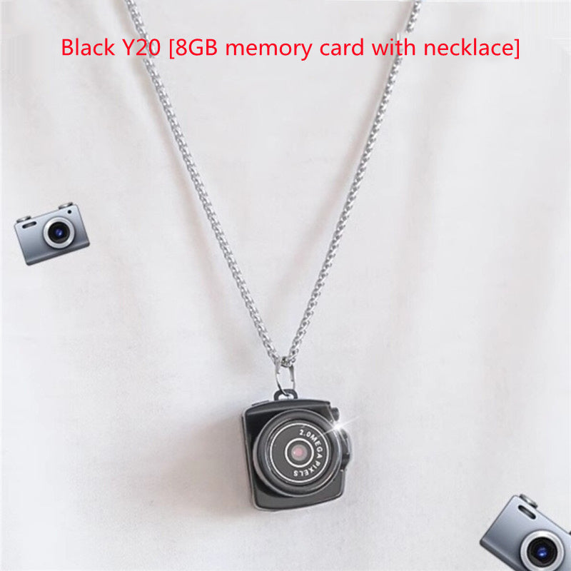 NeckShot™ HD Necklace Camera — Wearable Campus Cam in 15+ Styles with Optional Memory Card
