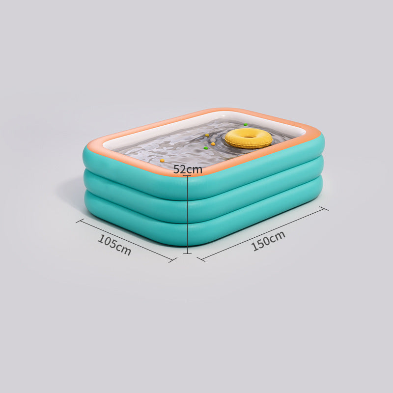 Luxury Summer Inflatable Pool – Outdoor Foldable Swimming Pool
