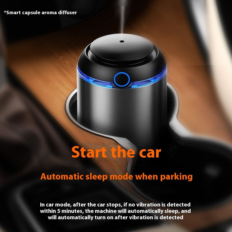 Luxury Dual-Scent Rechargeable Aroma Diffuser | Home & Car Touch Control Essential Oil Diffuser