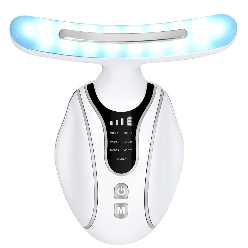 Luxury Neck & Face Lift Vibration Massager Beauty Device — Lifting, Firming & Slimming Beauty Tool