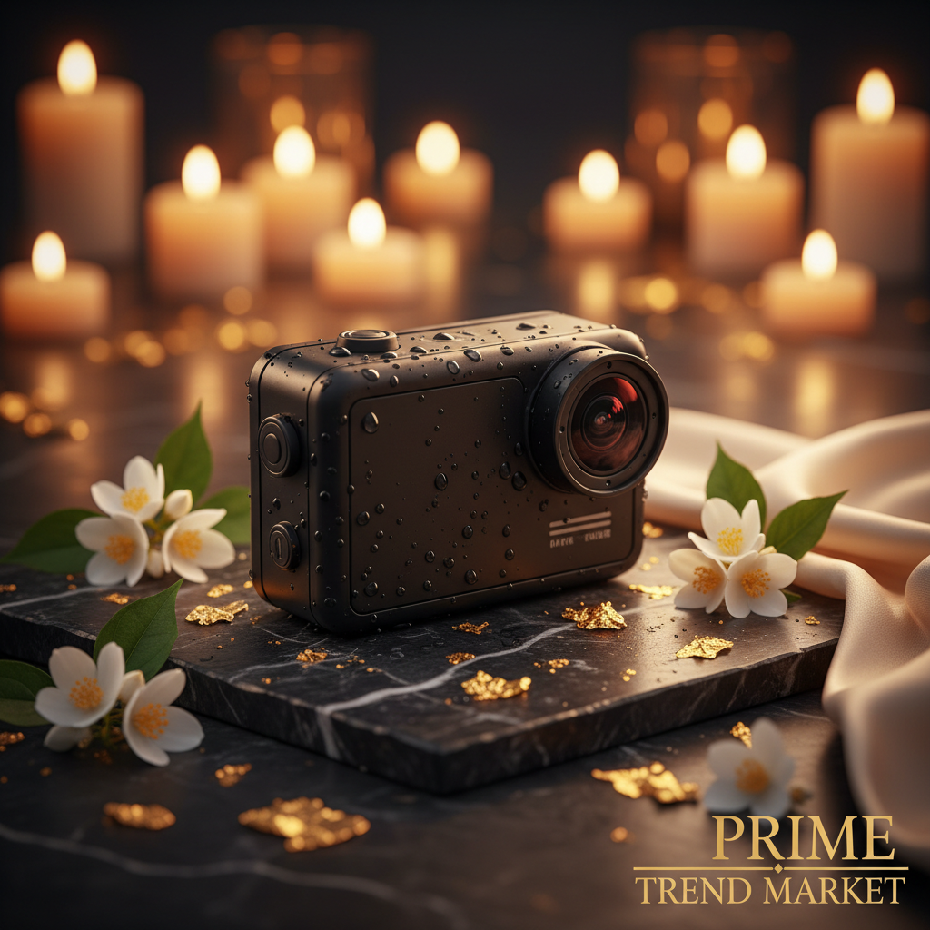 Action Sports Camera — Luxury Hero Shot