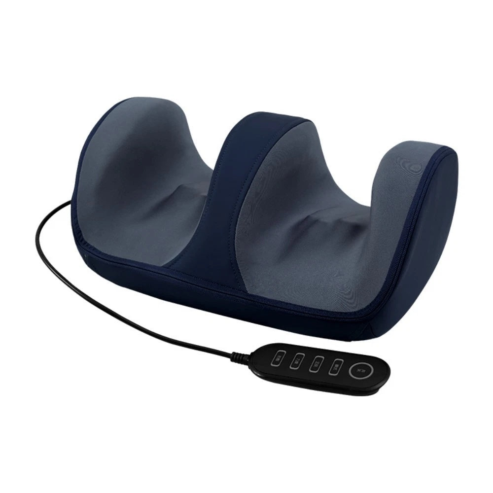 Luxury Shiatsu Electric Foot & Calf Massager with Heat — 3 Intensity Levels, Rolling Calf Massage