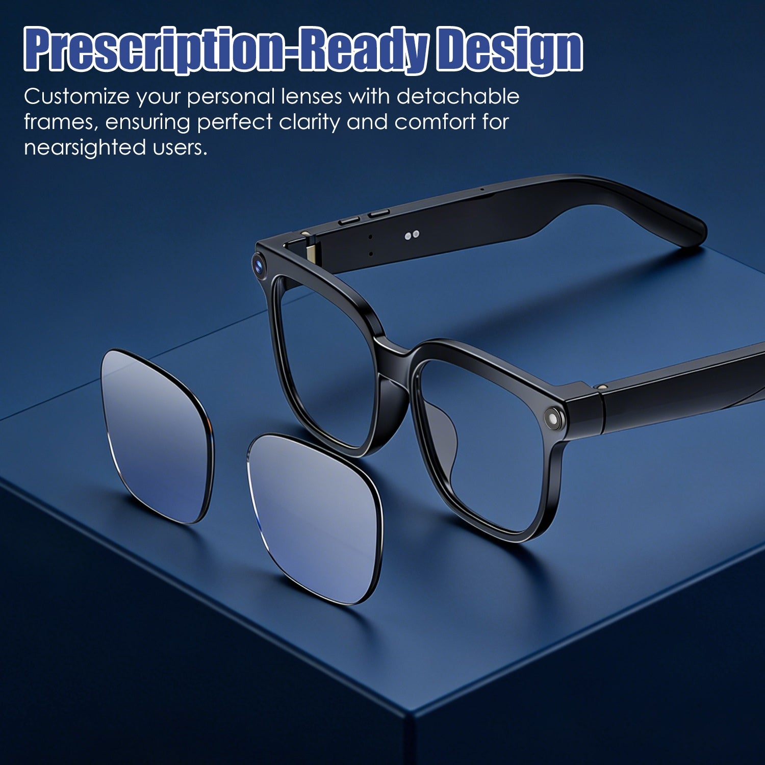 AI Smart Glasses — 8MP Camera, 139-Language Translation & Voice Assistant