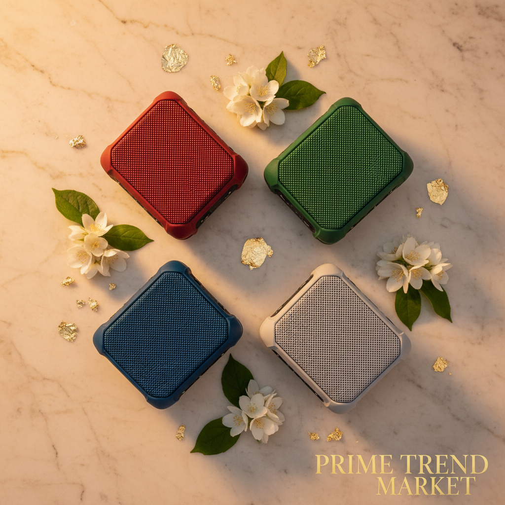 All 5 Colors Flat Lay