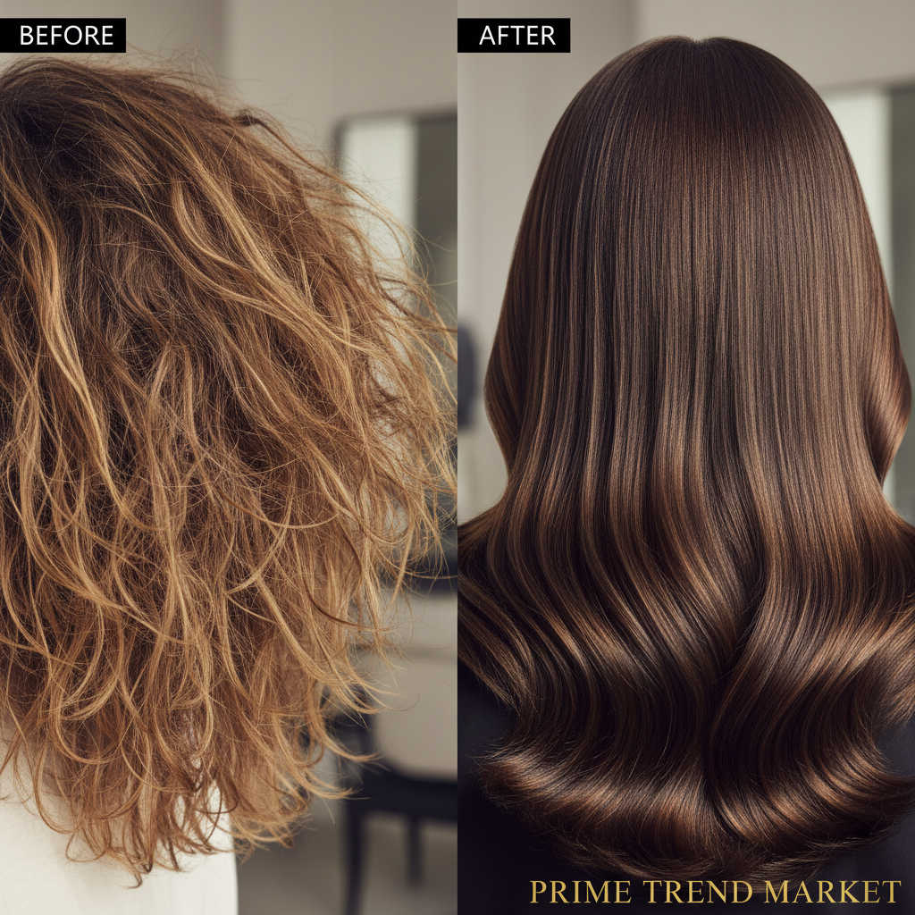 Argan Oil Hair Mask Before After
