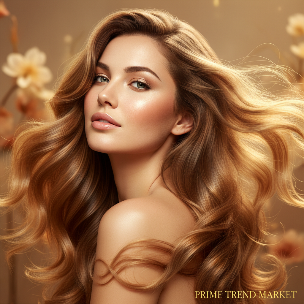 Argan Oil Hair Mask Model Shot
