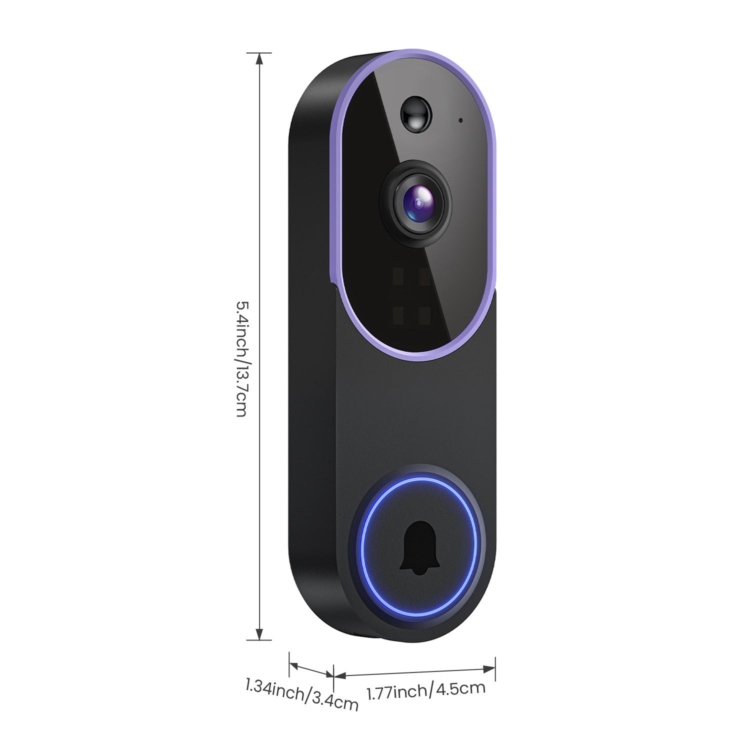 Smart Wireless Doorbell Camera – HD Video Intercom & Night Vision Security