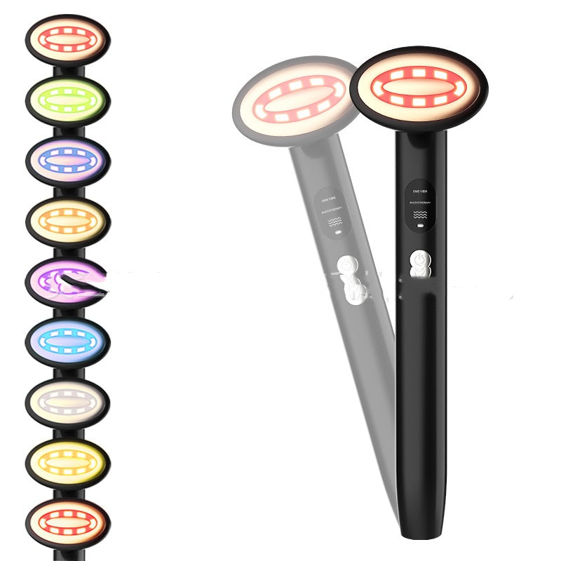 GlowEye™ 9-Color LED EMS Eye Wand — RF Micro-current Anti-Aging Eye Therapy Device