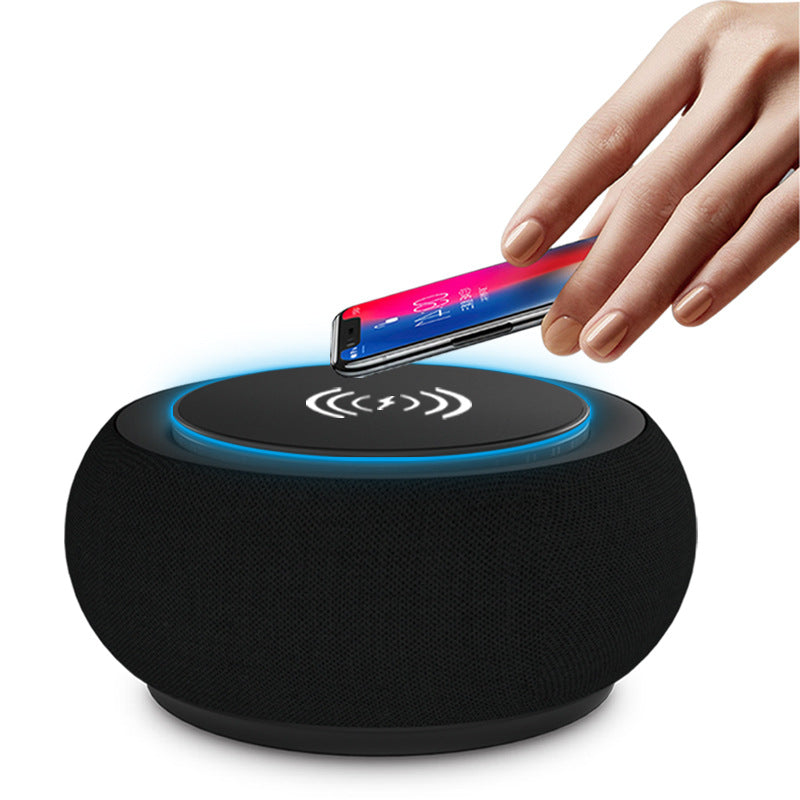 2-in-1 Wireless Bluetooth Speaker & Charging Pad | Subwoofer, Dual Speakers, 8H Playtime