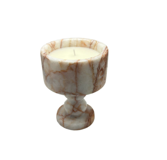 Luxury Stone Aroma Candle Holder — Minimalist Home Decor Collection