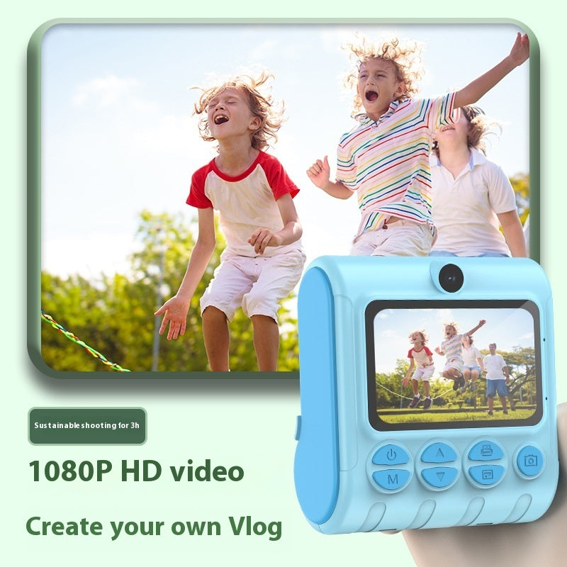 PrintSnap™ Kids Instant Thermal Printing Camera — HD Dual Lens Polaroid-Style Camera for Children