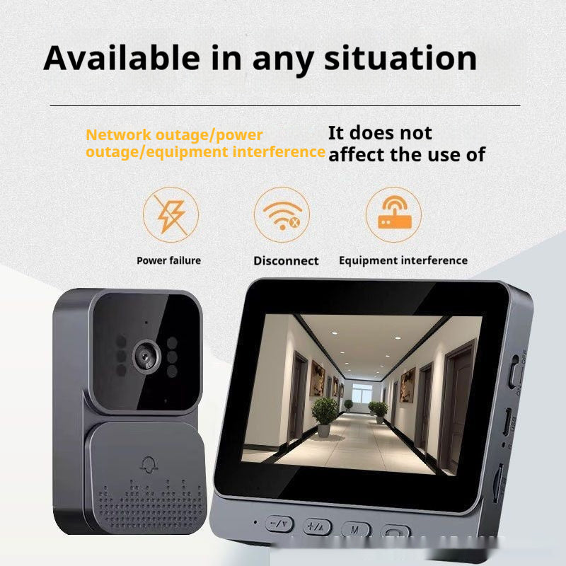 Smart Wireless Video Doorbell Camera | No-Drill Install, HD Night Vision, Two-Way Talk & Cloud Storage