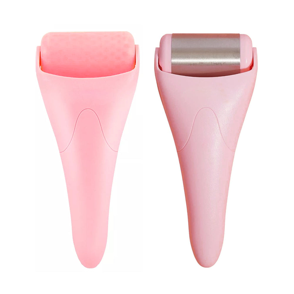 Luxury Facial Ice Roller Massage Tool — De-Puffing, Skin Tightening & Face Lifting Beauty Device
