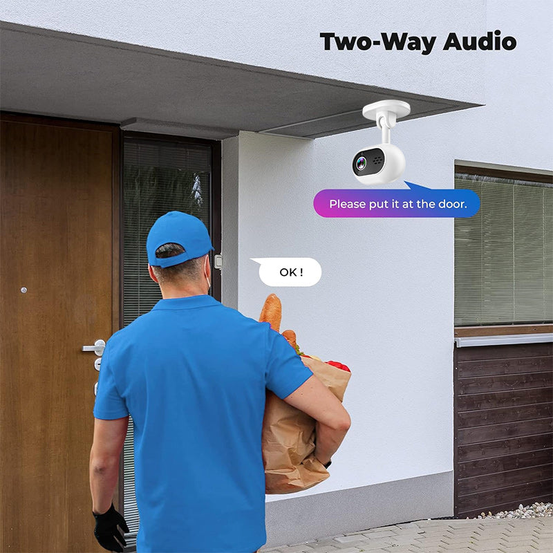 Luxury GuardView 1080P HD WiFi Mini Camera — Night Vision Home & Pet Monitor